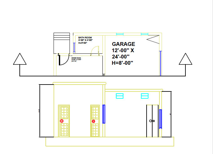 draft,design,draw 2d and 3d in autocad in 24 hours