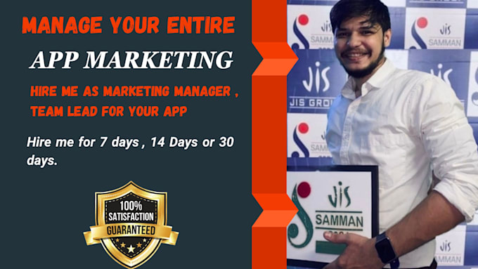 be your app growth strategist and expert, marketing manager, app team lead