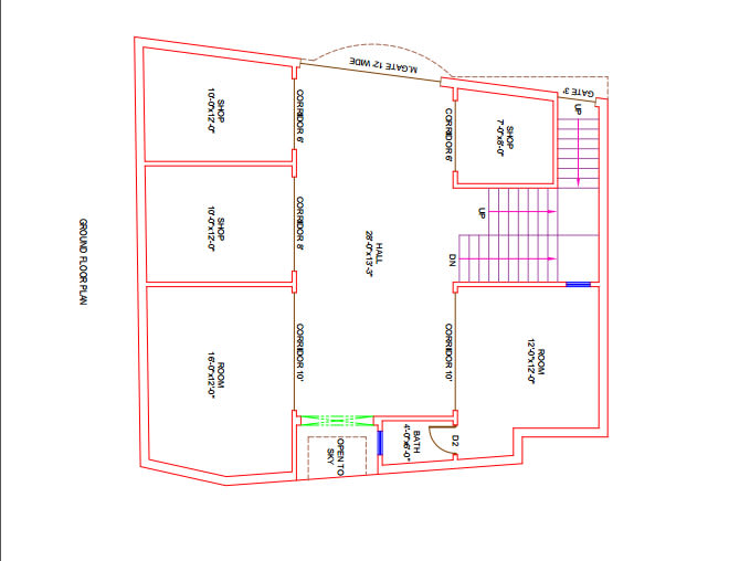 do 2d planning in autocad