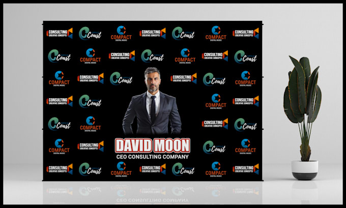 design backdrop, step, and repeat banner for you