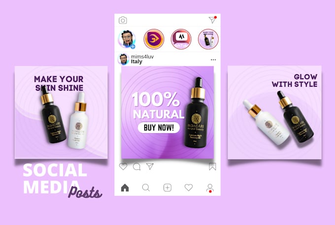 design an attractive social media post
