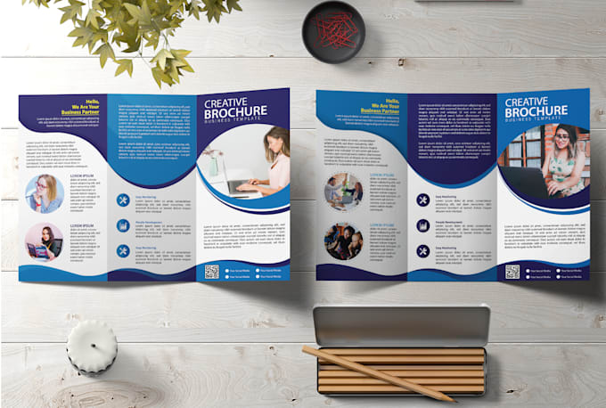 create a brochure, pamphlet, trifold, and bifold design