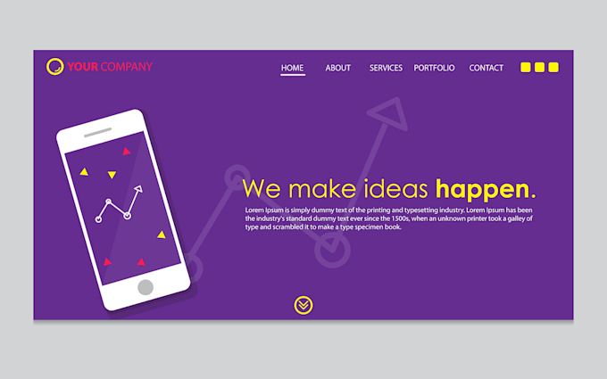 be your front end web developer
