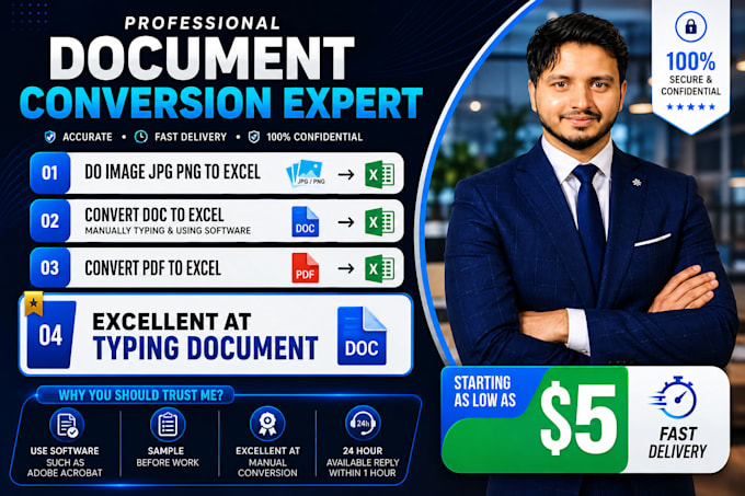 convert PDF to excel, word or CSV pdf form specialist