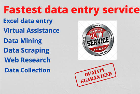 do data entry data mining project with accuracy