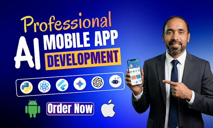 do ios, android mobile app development with ai chatbot integration