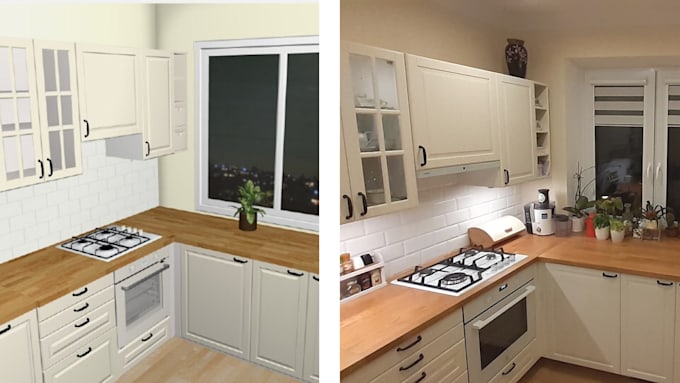 Create your dream ikea kitchen layout by Akcentia | Fiverr