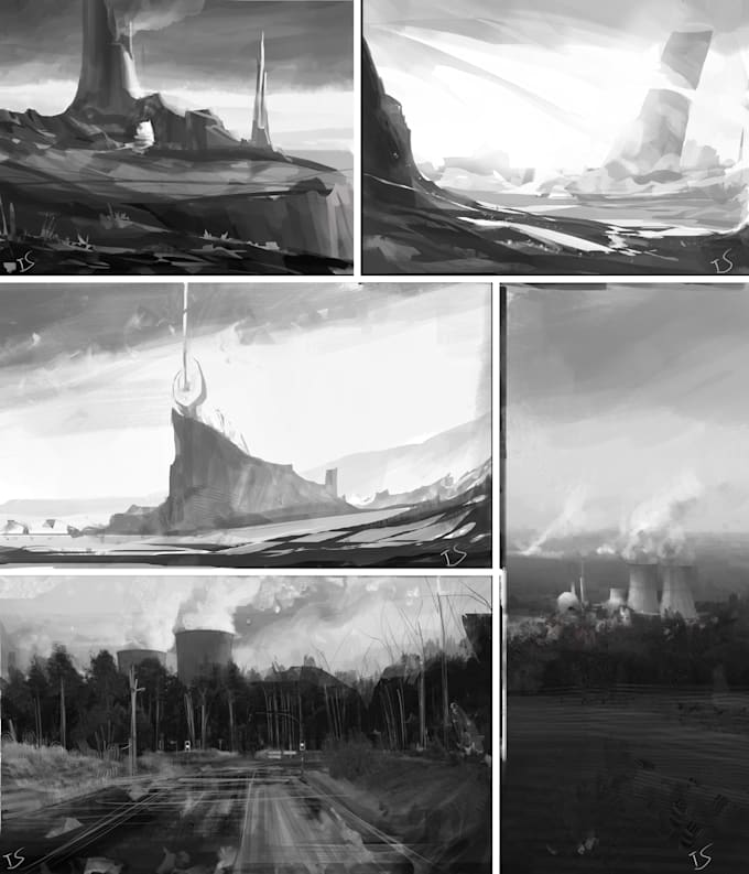 do stylistic illustrations and sketches
