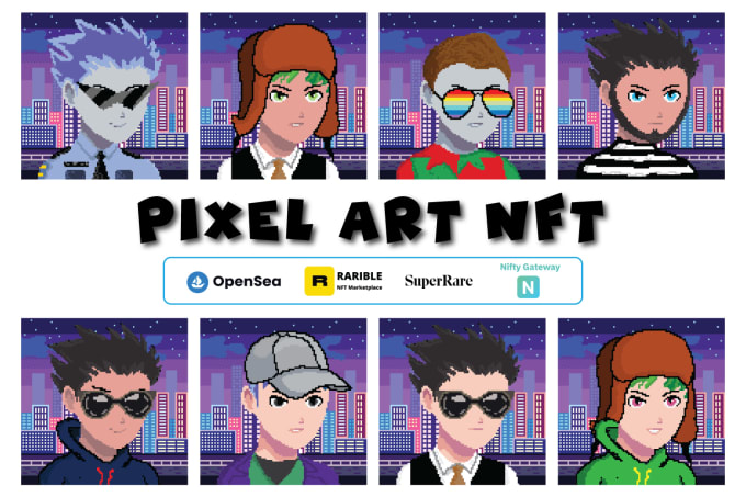 Mint Your Own Customized NFT via The 8biticon NFT Pixel Avatar Creator