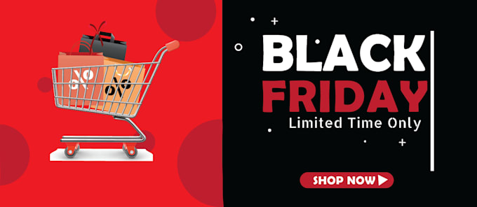 do something  black friday banner design