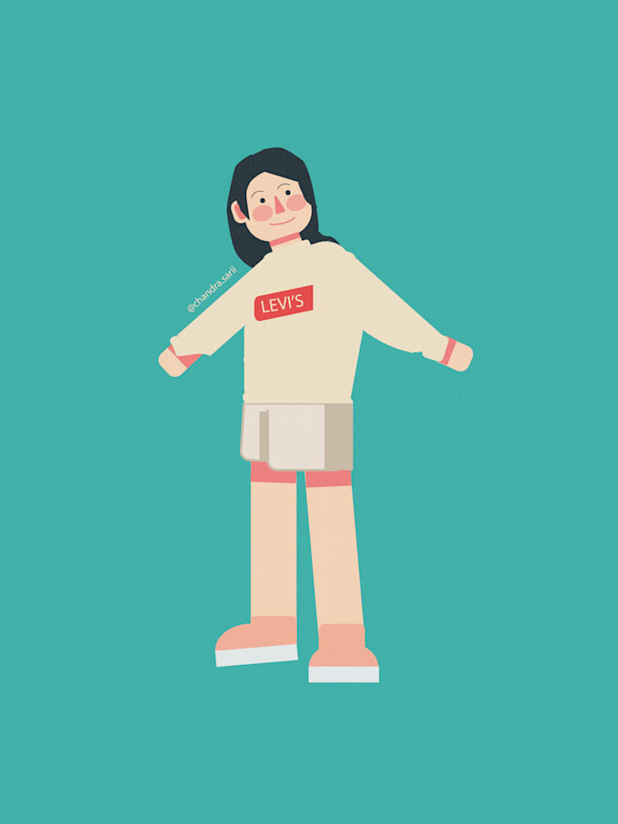make vector avatar for you