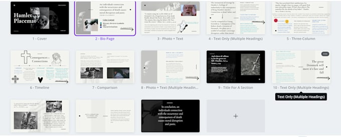 create unique school and work presentations
