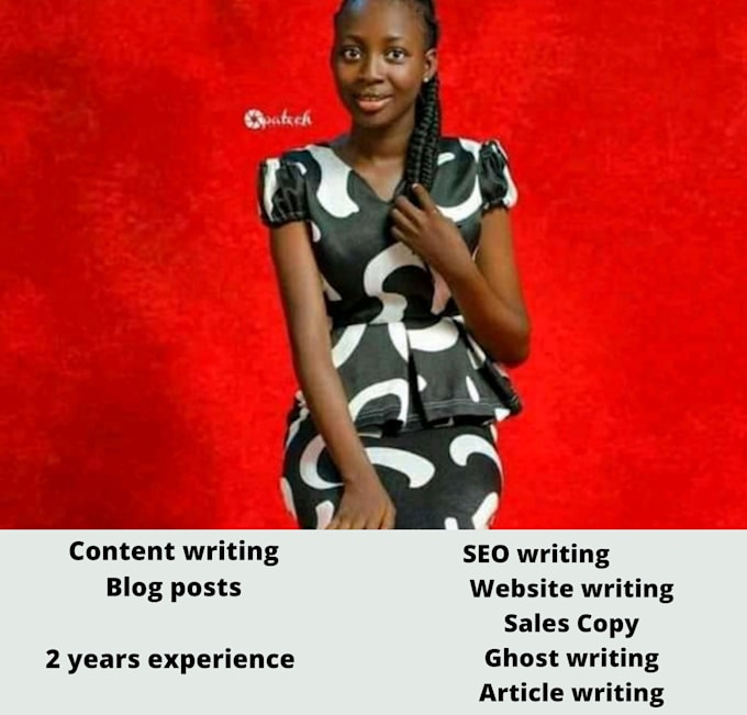 write SEO optimized blog posts