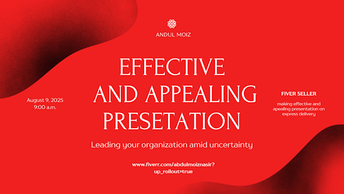 deliver effective and appealing presentation