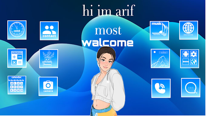 do very creative and modern icon desing