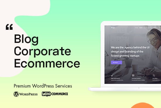 build wordpress or woocommerce website