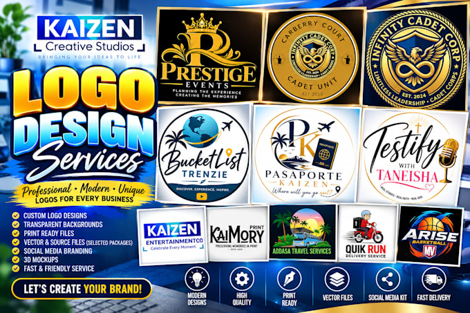 design a professional modern and unique business logo