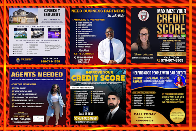 do credit repair flyer within 2 hours