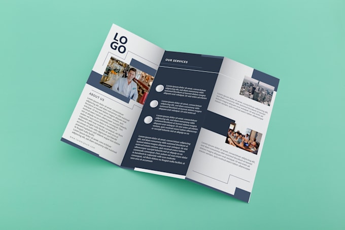 create modern brochure or catalog design