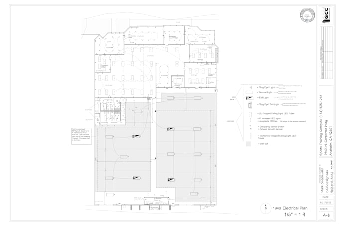 draw the electrical plan and electrical drawings