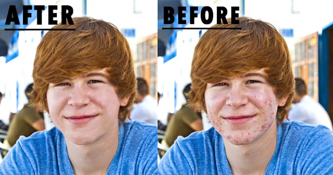do photo restoration with background change