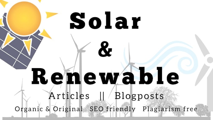 write a blog post or articles on solar wind hydrogen or hybrid energy