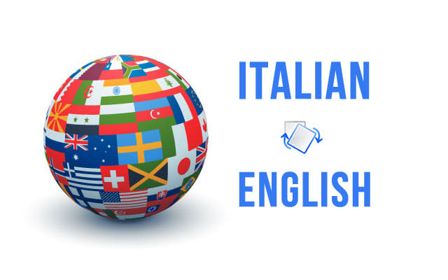 do a traslate manually from italian to english