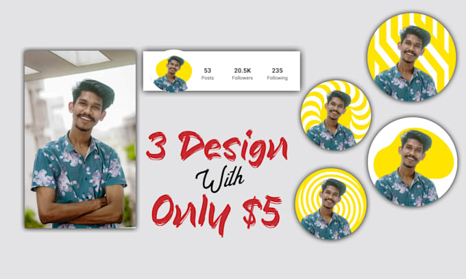 Eye Catching Profile Design eye catching social media profile picture instagram by ...
