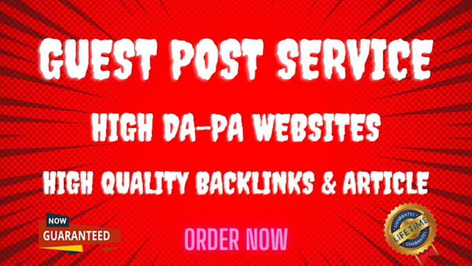 write high da guest post backlinks and publish premium guest post
