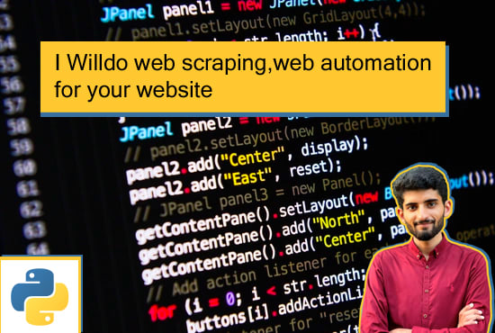 do web scraping, web automation for your website