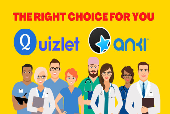 make anki and quizlet flashcards in 24 hours