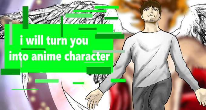 Turn you into an anime character by Gajesenpai | Fiverr