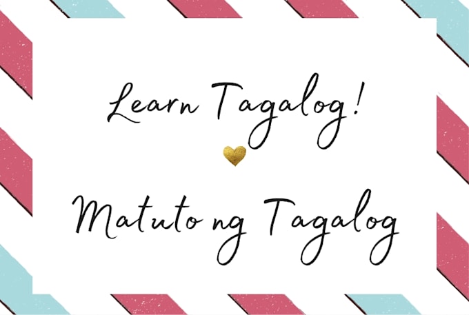 teach you how to speak filipino