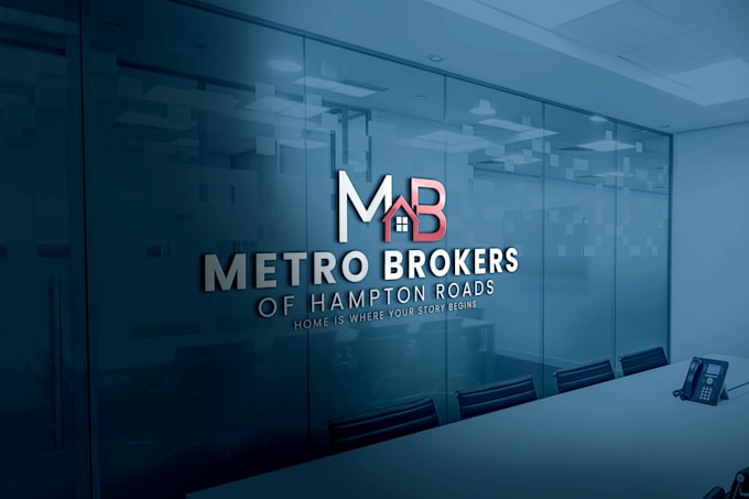 design realestate, construction business logo
