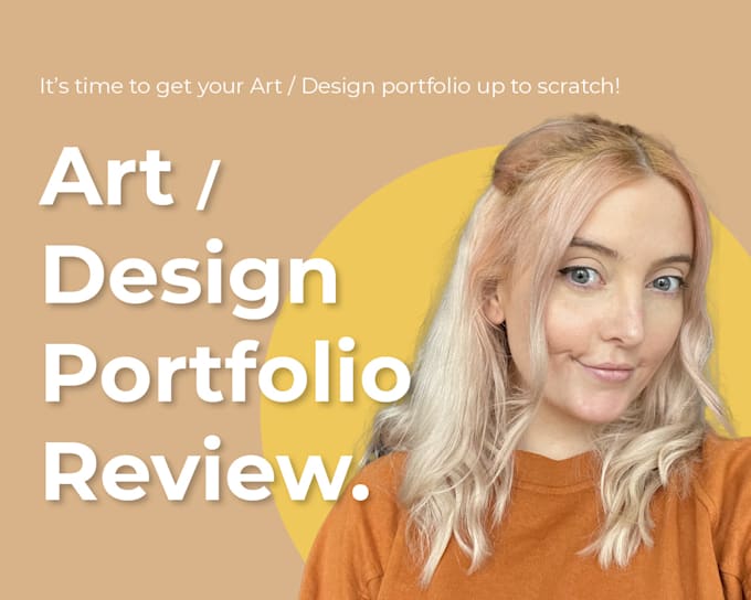 review your art school or graphic design portfolio