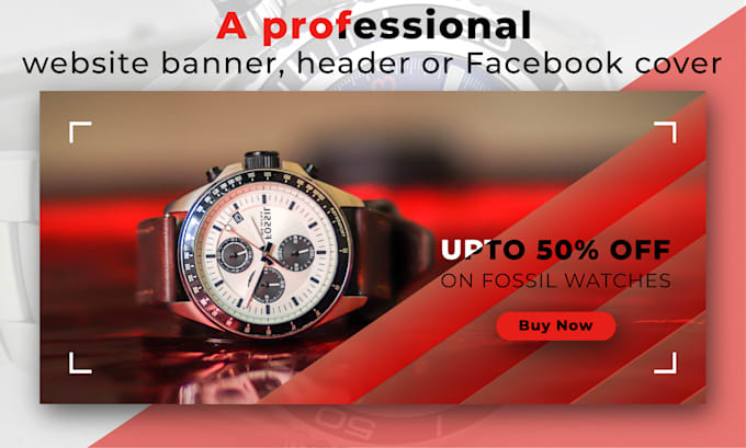 design professional website banner, header or facebook cover