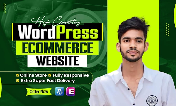 build wordpress ecommerce website or woocommerce webshop