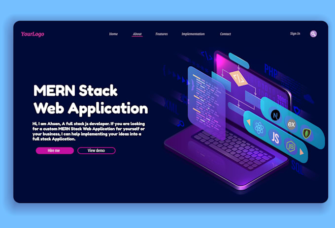 develop an outstanding full stack web app using mern stack