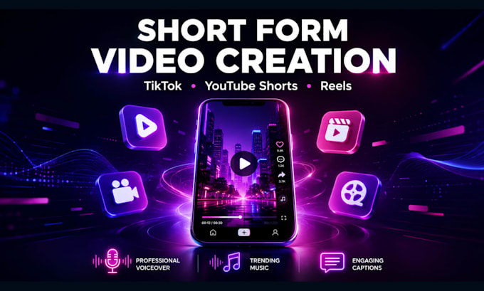 create short form videos for tiktok youtube shorts and reels