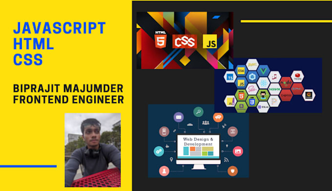 Create dynamic websites using javascript, html, and css by Bips125 | Fiverr