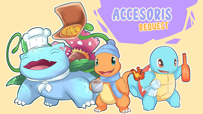 draw awesome pokemon or fakemon for you