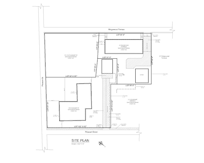 Draw site plan of your property for city permit in 24 hours by Amin42 ...