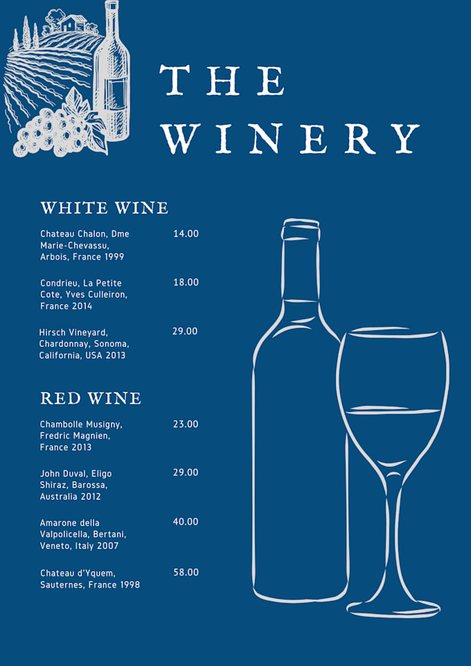 design the perfect menu for your restaurant or event