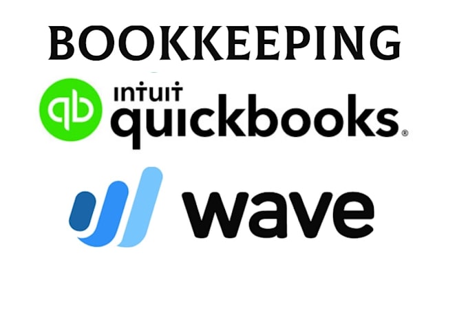 do bookkeeping  in quickbooks online and wave accounting, data entry