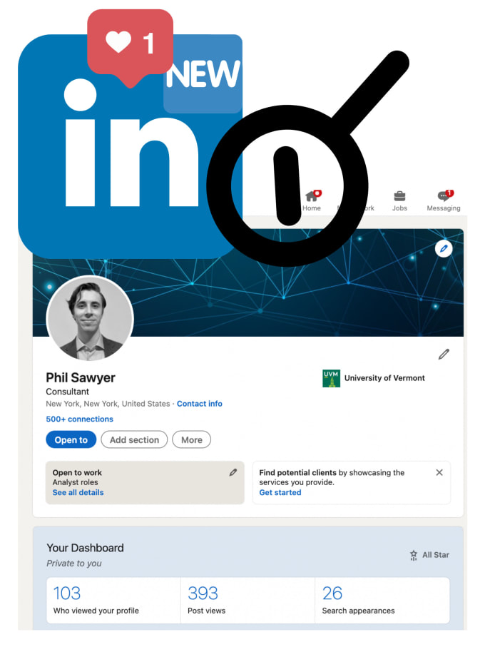 Create a winning linkedin profile as experienced recruiter by