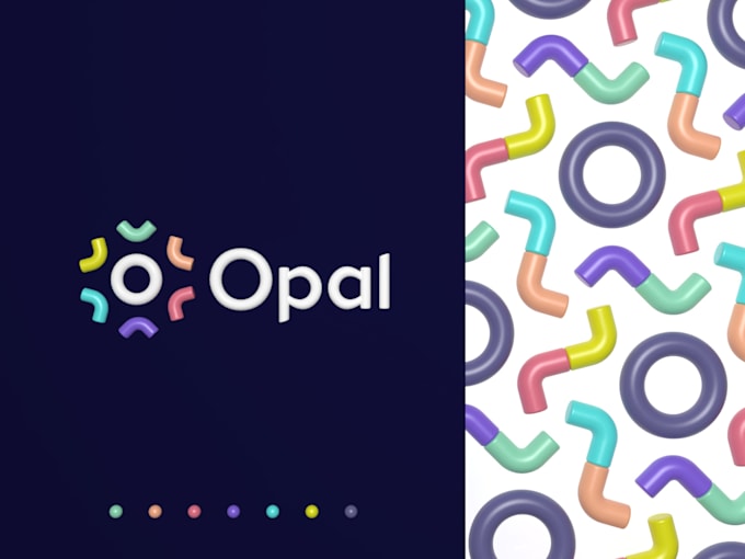 transform the 2d logo into 3d