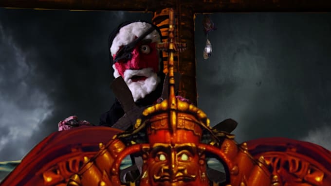 assemble weird puppet video
