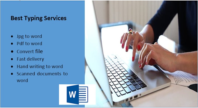 do ms word typing service and quick delivery