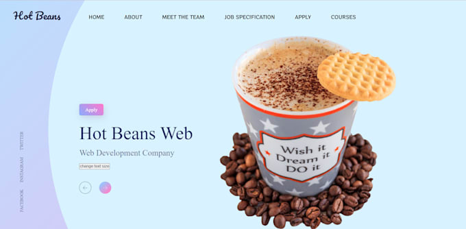 Create a custom responsive website using html, css and js by ...