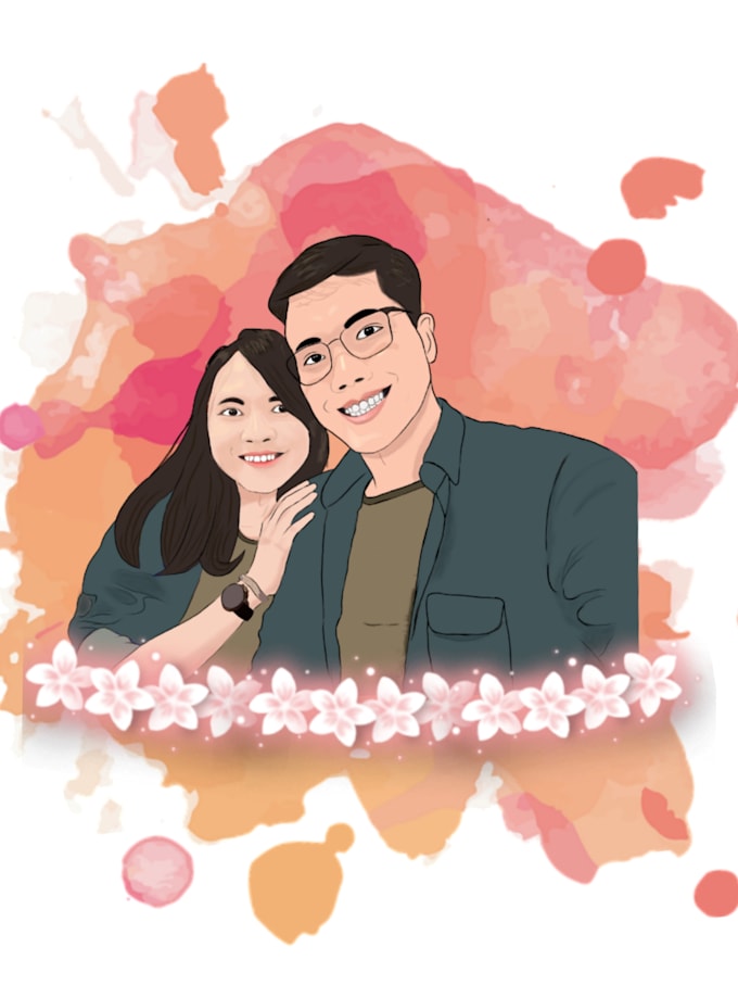 make cartoon character by customer photo